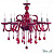 Подвесная люстра Ideal Lux GIUDECCA SP8 ROSSO