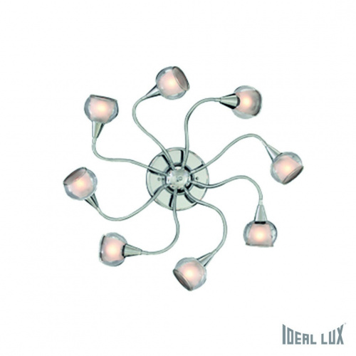 Потолочный светильник Ideal Lux TENDER PL8 TRASPARENTE