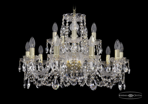 Подвесная люстра Bohemia Ivele 1402/10+5/240/G купить по низкой цене