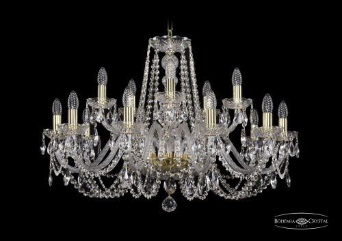 Подвесная люстра Bohemia Ivele 1402/10+5/300/G купить по низкой цене