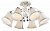 Потолочная люстра Arte Lamp BELLIS A2819PL-8WG