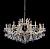 Хрустальная люстра Crystal Lux HOLLYWOOD SP12+6 GOLD