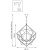 Подвесная люстра Lightstar Gabbia 732267 купить по низкой цене