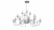Подвесная люстра Lightstar DIAFANO 758214 купить по низкой цене