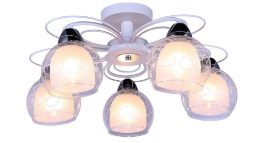 Потолочная люстра Arte Lamp SANSA A7585PL-5WH купить по низкой цене
