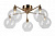 Потолочная люстра Arte Lamp ROSARIA A8564PL-5RB