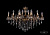 Подвесная люстра Bohemia Ivele 1703/21/225+125/B/FP