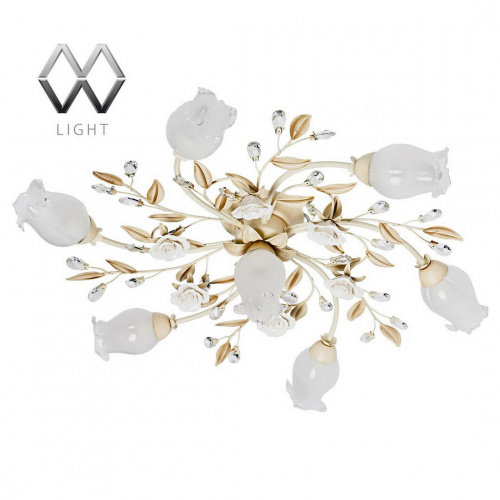 Потолочная люстра Mw-Light Роса 422010907 купить по низкой цене