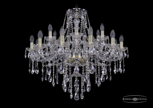 Подвесная люстра Bohemia Ivele 1415/12+6/300/G купить по низкой цене