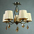 Потолочная люстра BRIZZI Серия 03203 BX03203/5 Bronze Cream