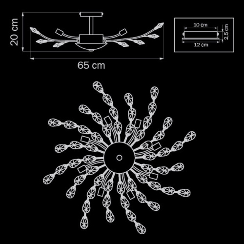 Потолочная люстра Lightstar ISABELLE 791182 купить по низкой цене