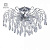 Потолочная люстра Mw-Light Бриз 464017306