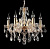 Хрустнальная люстра Crystal Lux INES INES SP6 GOLD/TRANSPARENT