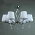 Потолочная люстра BRIZZI Серия 03203 BX03203/6 Chrome