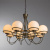 Подвесная люстра Arte Lamp BERGAMO A2990LM-8AB купить по низкой цене