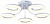 Светодиодная потолочная люстра Arte Lamp NASTRO A9358PL-5WH