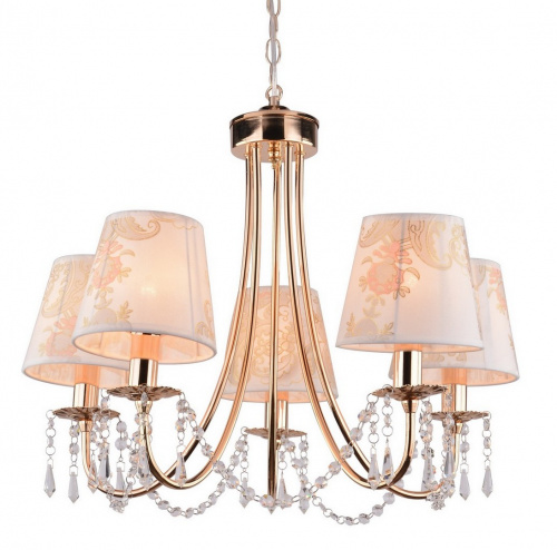 Подвесная люстра Arte Lamp ARMONICO A5008LM-5GO купить по низкой цене