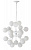 Подвесная люстра Crystal Lux MEDEA MEDEA WHITE SP18