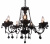 Подвесная люстра Arte Lamp ODILLIA A8918LM-7BK купить по низкой цене
