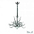 Подвесная люстра Ideal Lux ELYSEE SP18 CROMO