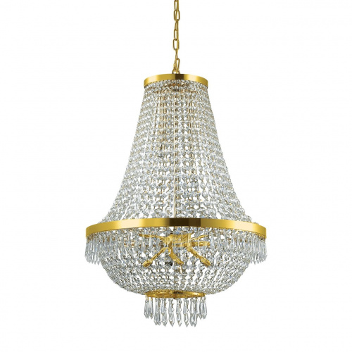 Подвесная люстра Ideal Lux CAESAR SP12 ORO купить по низкой цене