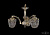 Подвесная люстра Bohemia Ivele 1772/3/150/GW