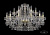 Подвесная люстра Bohemia Ivele 1409/12+6/300/G