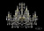 Подвесная люстра Bohemia Ivele 1411/8+4/240/G