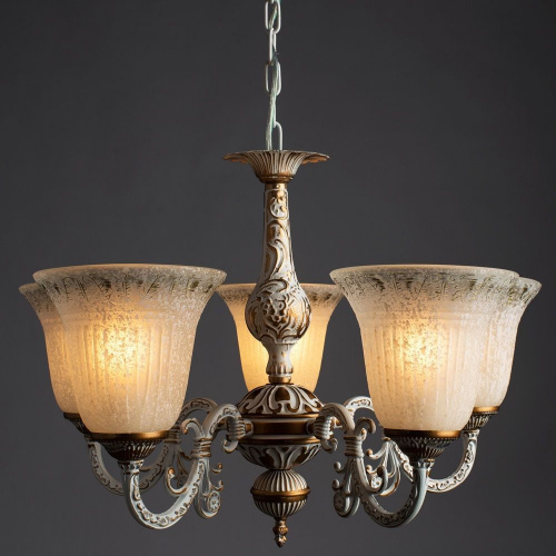 Подвесная люстра Arte Lamp DELIZIA A1032LM-5WG купить по низкой цене