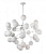 Подвесная люстра Crystal Lux MEDEA MEDEA WHITE SP30