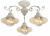 Потолочная люстра Arte Lamp GRAZIOSO A4577PL-3WG купить по низкой цене