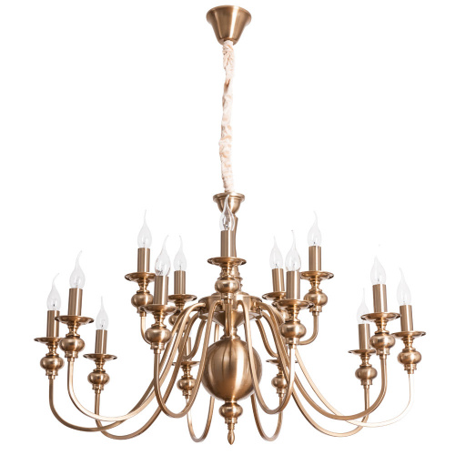 Подвесная люстра Arte Lamp Passoni A6097LM-15PB купить по низкой цене