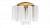 Потолочная люстра Lightstar Nubi legno 802035