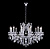 Подвесная люстра Crystal Lux HOLLYWOOD HOLLYWOOD SP12 CHROME