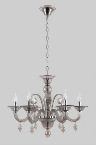 Подвесная люстра Crystal Lux CAETANO SP-PL6 SMOKE купить по низкой цене