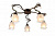Потолочный светильник Arte Lamp GLAMORE A7449PL-5BR