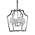 Подвесная люстра Lumina Deco Montero LDP 1249-4 CHR+WT