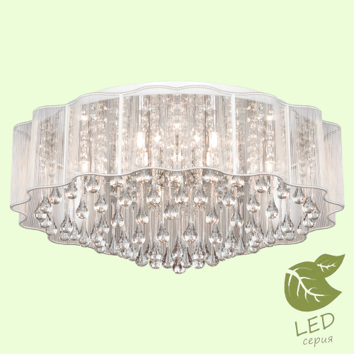 Потолочная люстра Lussole BROOKSIDE GRLSL-3307-08 купить по низкой цене