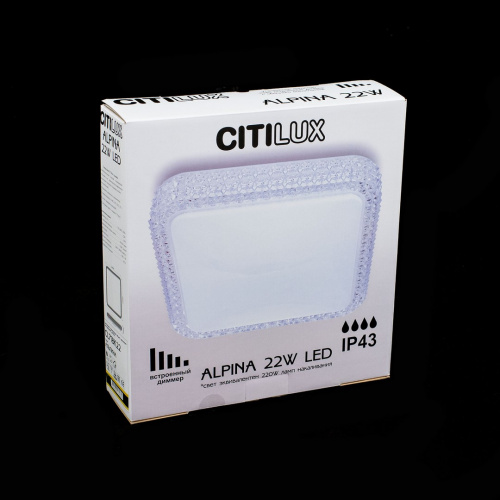 Светодиодный настенно-потолочный светильник CITILUX Альпина CL718K22