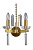 Бра Crystal Lux MARRON AP2 BRASS