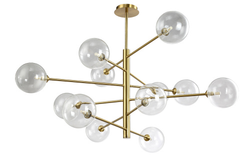Люстра подвесная Crystal Lux MARZO SP12 BRONZE/TRANSPARENTE купить по низкой цене