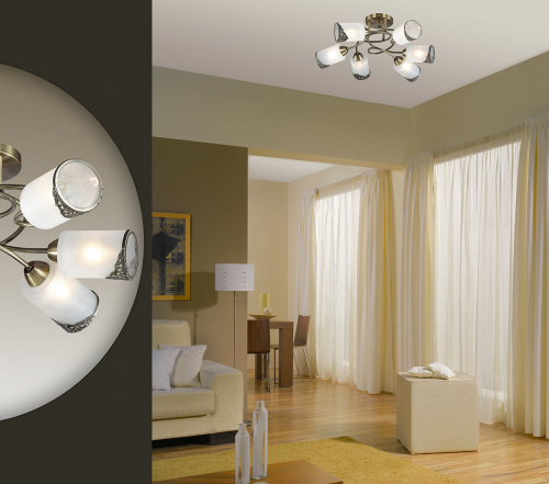 Потолочная люстра LUMION CITADELLA 3012/6C купить по низкой цене