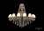 Подвесная люстра Bohemia Ivele 1771/16/490/B/G/SH33-160