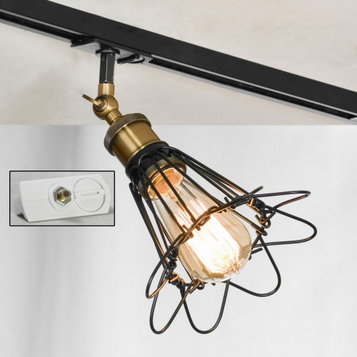 Трековый однофазный подвесной светильник Lussole TRACK LIGHTS LSP-9109-TAW