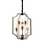 Подвесная люстра Lumina Deco Modesco LDP 8014-3+3 BK+AK
