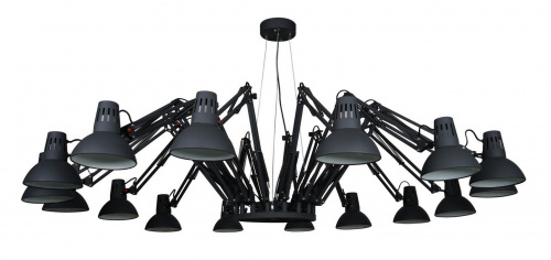 Подвесная люстра Arte Lamp Ragno Black A2043SP-16BK купить по низкой цене