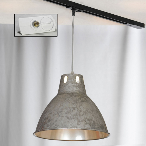 Трековый однофазный подвесной светильник Lussole TRACK LIGHTS LSP-9503-TAW