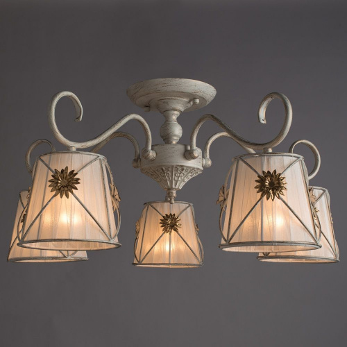 Потолочная люстра Arte Lamp FORTUNA A5495PL-5WG купить по низкой цене