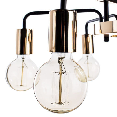 Потолочная люстра Arte Lamp GELO A6001PL-7BK купить по низкой цене