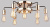 Потолочная люстра Arte Lamp GELO A6001PL-7BK купить по низкой цене
